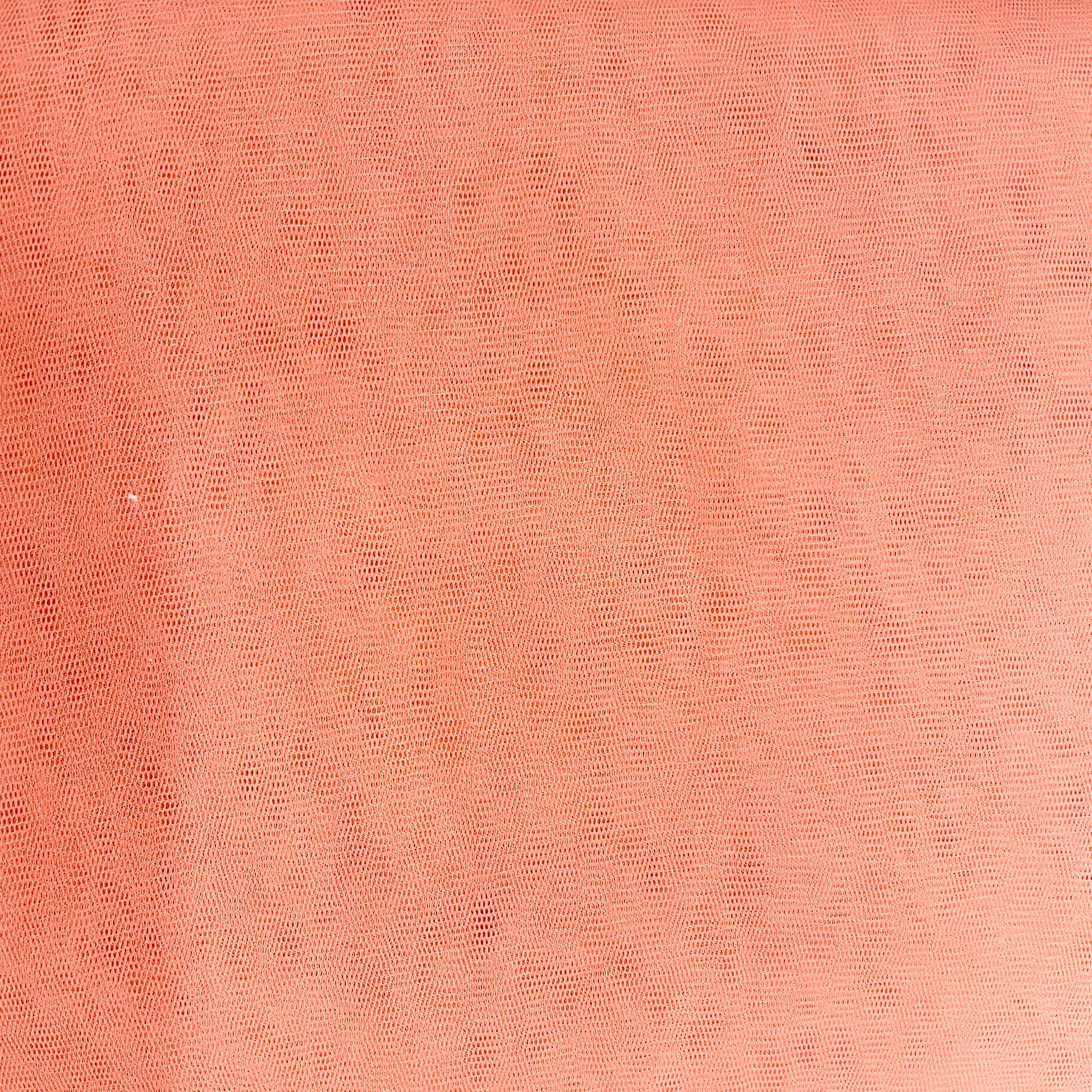 Light Orange Solid Net Fabric - TradeUNO