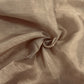 Russet Brown Solid Tissue Fabric