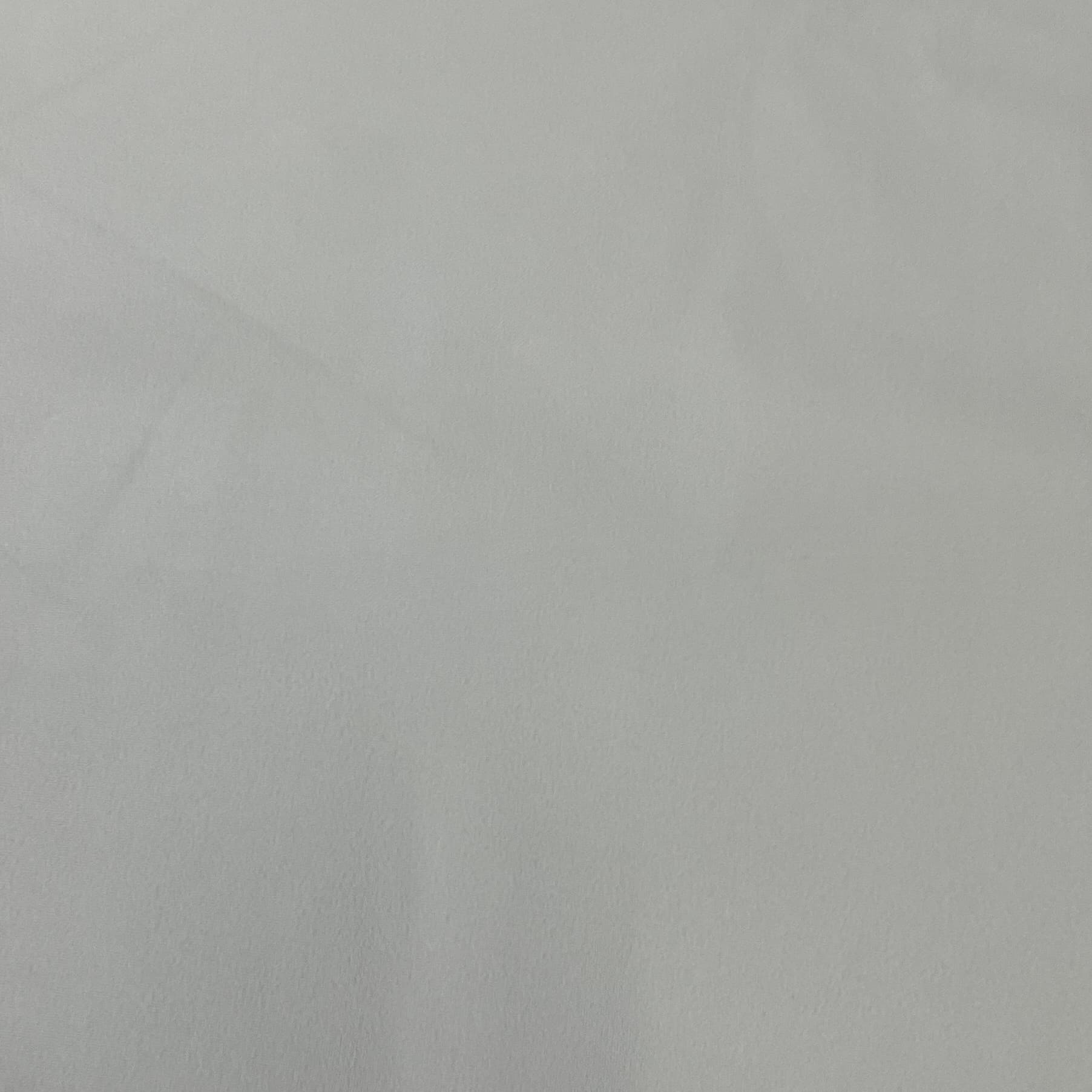 Premium White Solid Suede Fabric