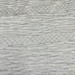 Classic Grey Abstract Weave Knitted Fabric