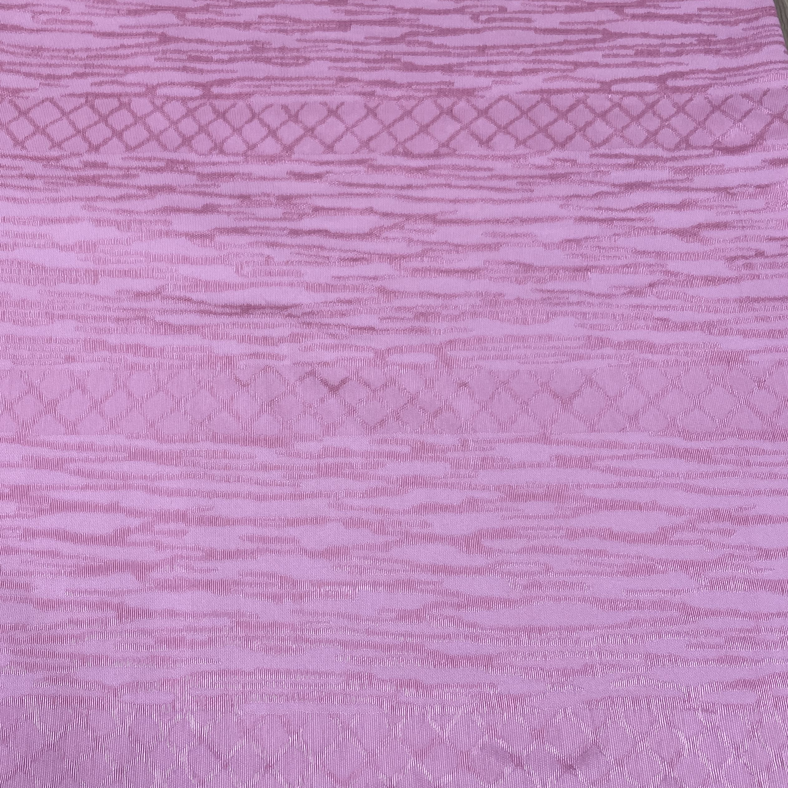 Classic Pink Abstract Weave Knitted Fabric