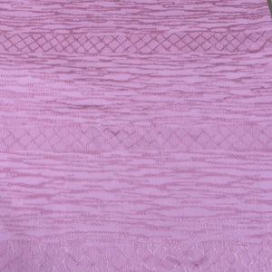 Classic Pink Abstract Weave Knitted Fabric