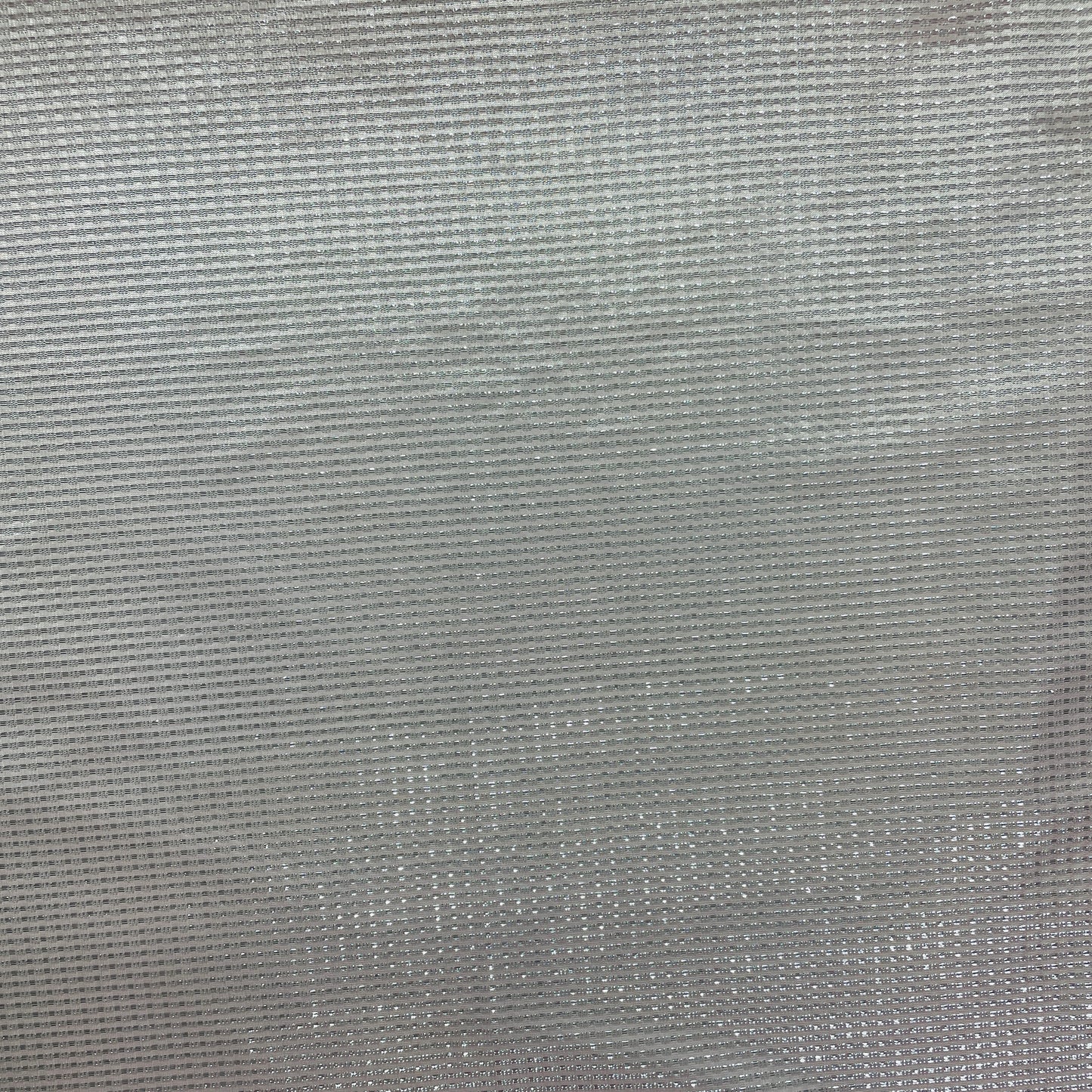 Light Pink with Silver stripes shimmer imported Knit Fabric - TradeUNO