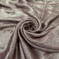 Classic Pink Gold Shimmer Chanderi Velvet Fabric