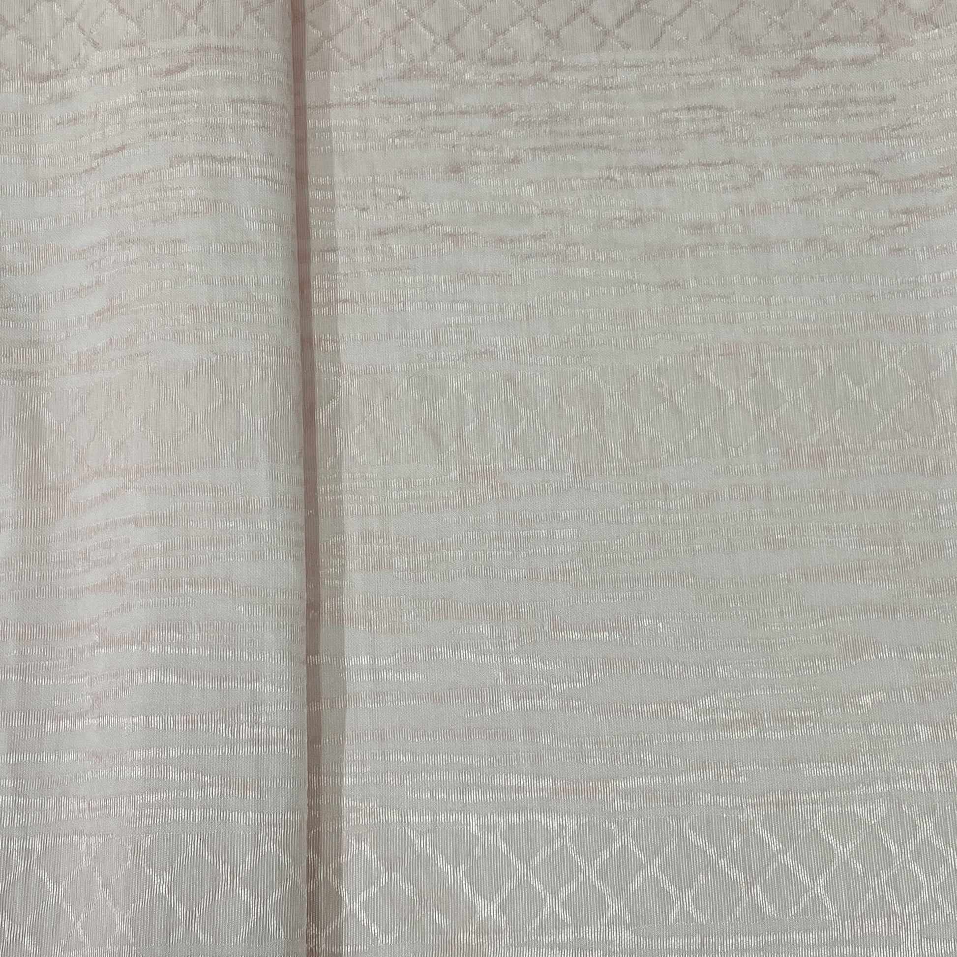 Classic Light Pink Abstract Weave Knitted Fabric