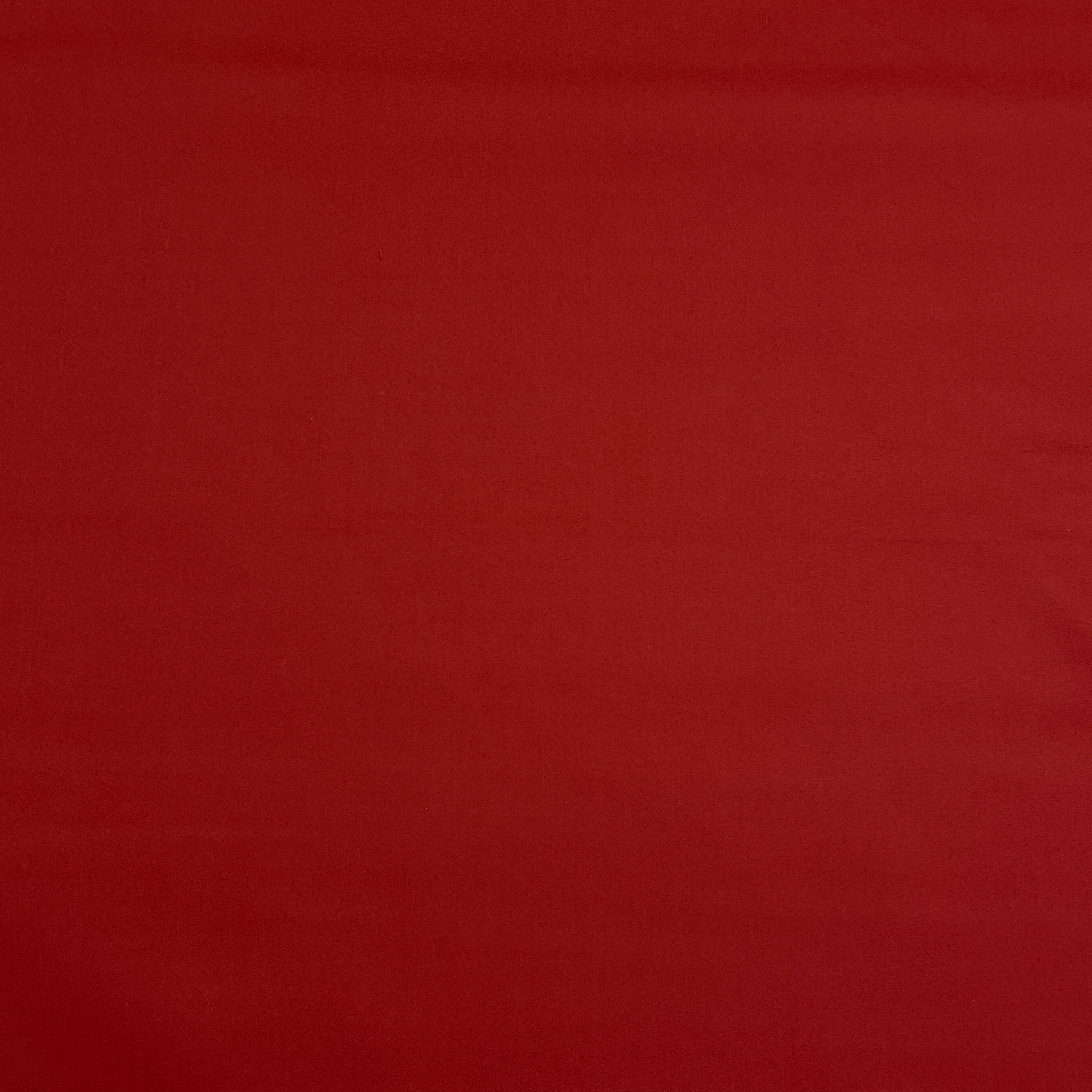 Red Solid Premium Cotton Satin Fabric - TradeUNO