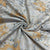 White & Yellow Paisley Print Mulmul Fabric - TradeUNO