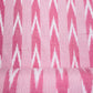 Pink & White Ikkat Cotton Fabric - TradeUNO