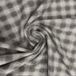 Brown & White checks Tweed Woollen Fabric - TradeUNO