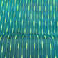 Dark Green & Green Ikkat Cotton Fabric - TradeUNO