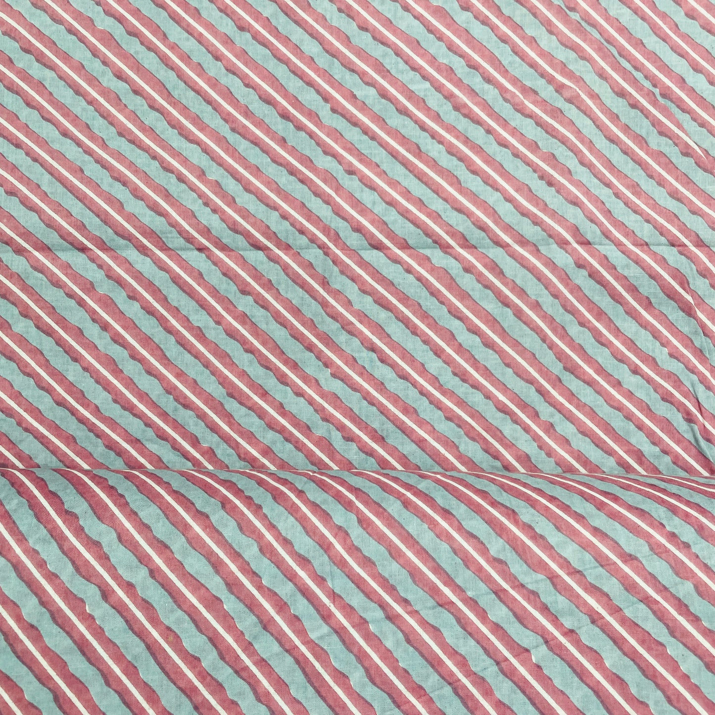 Grey & Purple Lehriya Print Cotton Fabric TU-8611 - TradeUNO