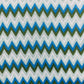 Green & Multicolor Chevron Print Cotton Fabric - TradeUNO