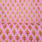 Baby Pink & Yellow Floral Print Cotton Fabric - TradeUNO