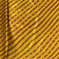 Premium Yellow Lehariya Print Satin Fabric