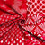 Red Geometerical Print Cotton Fabric TU-8602 - TradeUNO