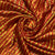 Premium Orangee Lehariya Print Satin Fabric