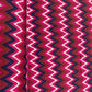 Maroon & Multicolor Chevron Print Cotton Fabric - TradeUNO