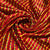 Premium Red Lehariya Print Satin Fabric