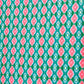 Green & Pink Handblock Print Mulmul Fabric - TradeUNO