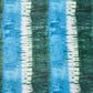 Green & Blue Tie & Dye Print Mulmul Fabric - TradeUNO
