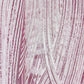 Pink Sequence Embroidery Imported Fabric - TradeUNO