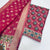 Classic Red Golden Traditional  Chanderi Suit Set With Dupatta