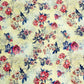 Light Yellow & Pink Floral Print Lawn Cotton Fabric - TradeUNO