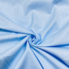 Sky Blue Solid Cotton Denim Lycra Fabric - TradeUNO