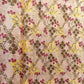 Peach Pink & Multicolor Floral Print Chinon Fabric - TradeUNO