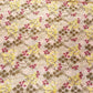 Peach Pink & Multicolor Floral Print Chinon Fabric - TradeUNO