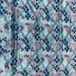 Sky blue & Multicolor Floral Print Chinon Fabric - TradeUNO