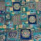 Green & Multicolor Position Print With Zari Jacquard - TradeUNO