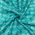 Green Floral Sequence Chanderi Fabric - TradeUNO