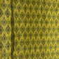 Olive Green Ikkat Print Chinon Fabric - TradeUNO