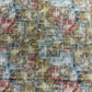 yellow & Multicolor Traditional print Chinon Fabric - TradeUNO