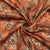 Brown Traditonal Print Viscose Chinon - TradeUNO