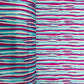 Multicolor Stripe Print Cotton Fabric - TradeUNO