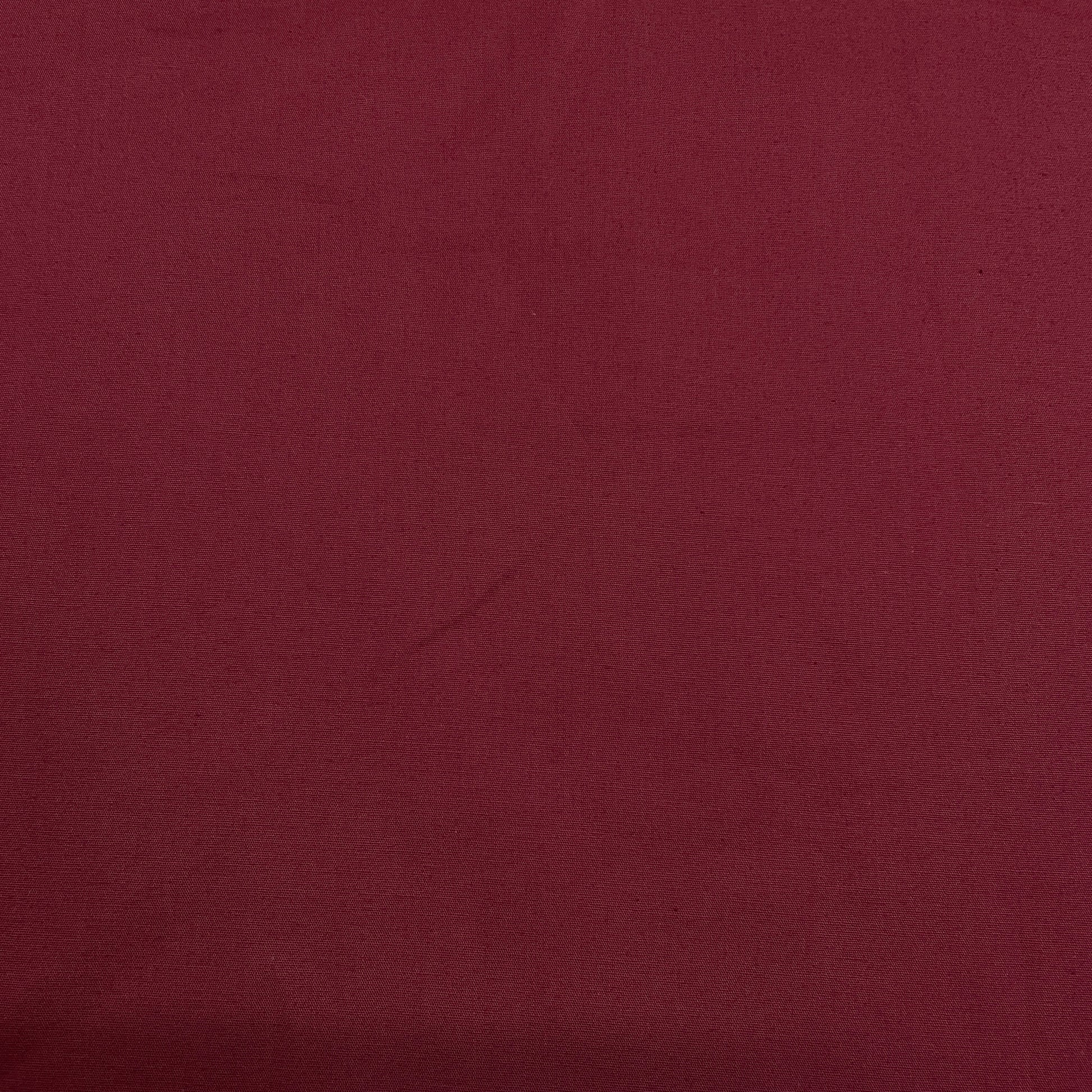 Maroon Solid Poplin Fabric - TradeUNO