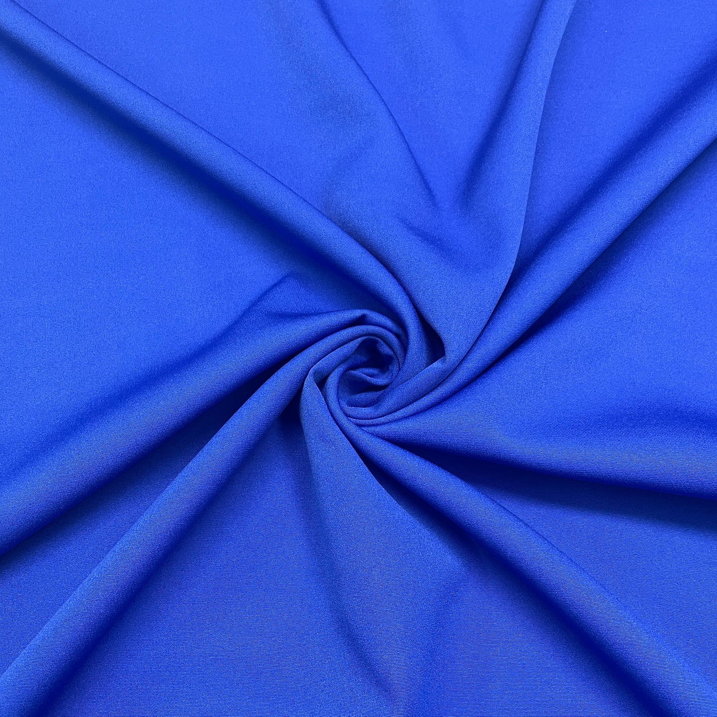 Cobalt Blue Solid Banana Crepe Fabric - TradeUNO