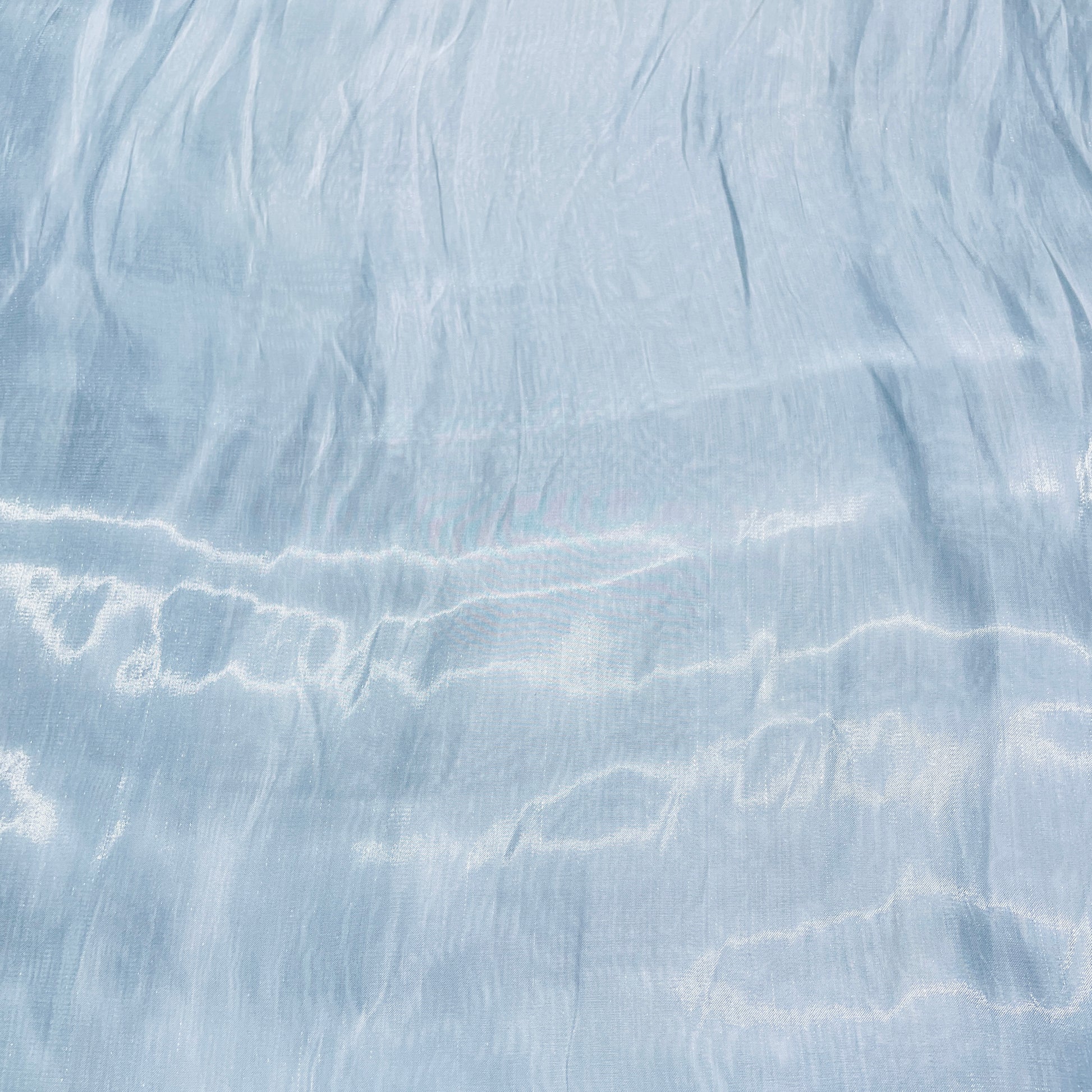 Sea Blue Solid Zodiac Satin Fabric - TradeUNO