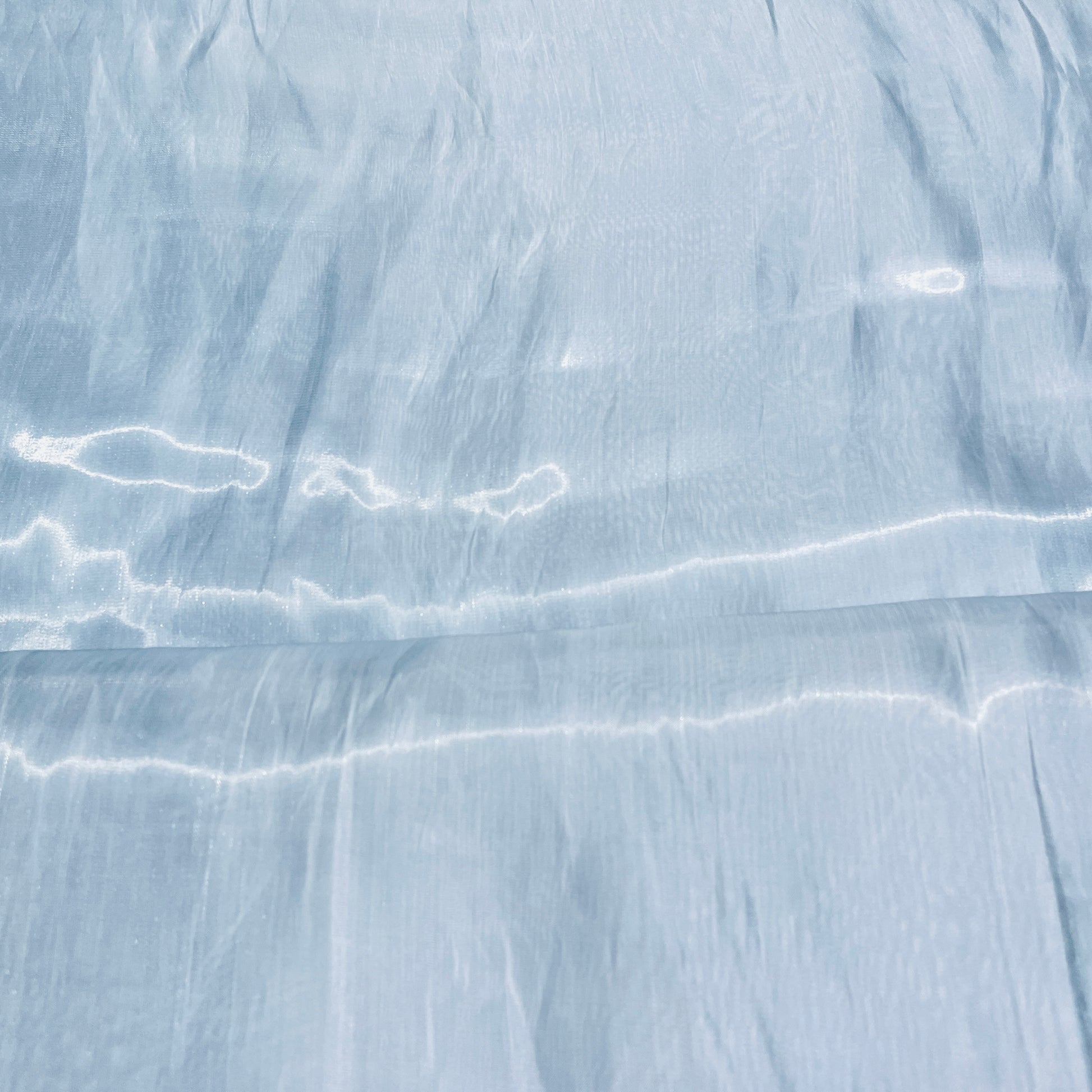 Sea Blue Solid Zodiac Satin Fabric - TradeUNO