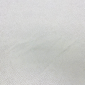 White & Golden Imported Shimmer Knitted Lycra Fabric - TradeUNO
