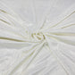 White & Golden Imported Shimmer Knitted Lycra Fabric - TradeUNO