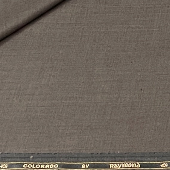 Dark Brown Solid Viscose Suiting Fabric Set