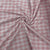 Peach Color Check Woollen Suitings Fabric - TradeUNO