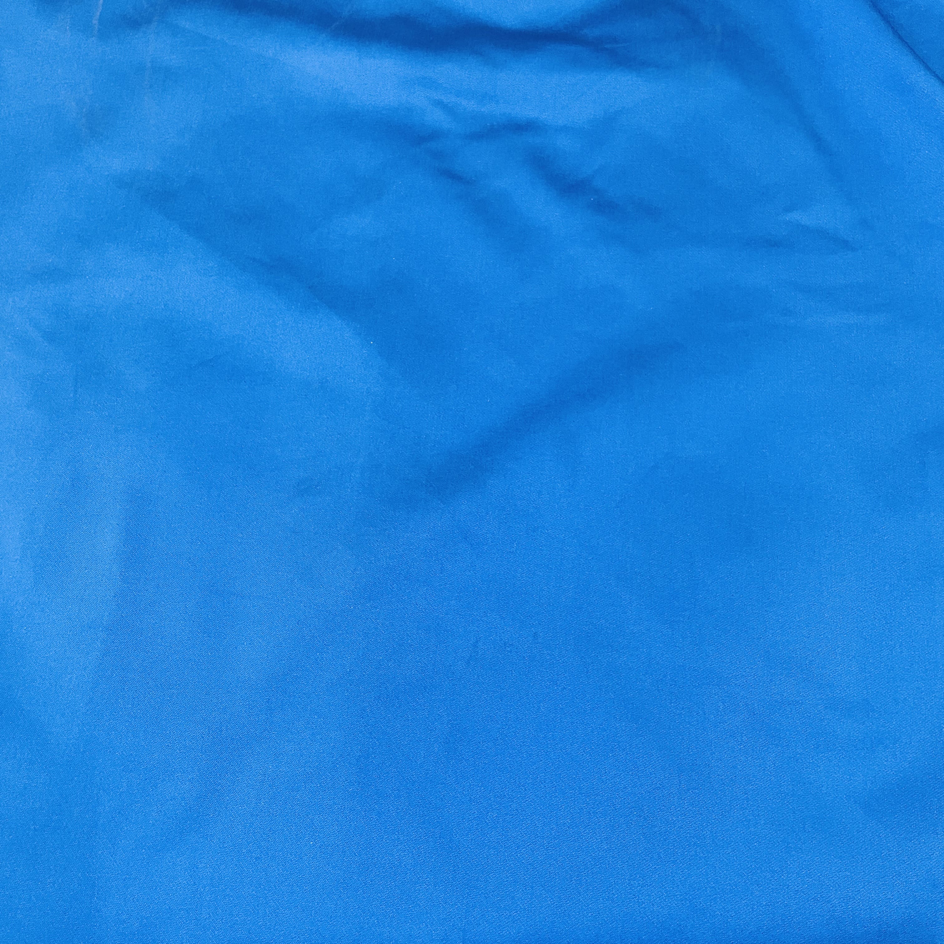 Classic Blue Solid Victoria Satin Fabric