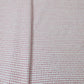 Classic Peach Pink White Check Print Woollen Tweed Lycra Fabric