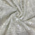 White & Silver Traditional Sequence Thread Embroidery Georgette Fabric - TradeUNO