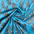 Sky Blue Paisley Print Cotton Fabric - TradeUNO