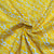 Yellow & White Traditional Print Cotton Fabric - TradeUNO